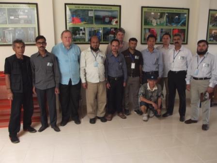electronic load controller manufacturer Training and Visit from Pakistan turbine manufacturer